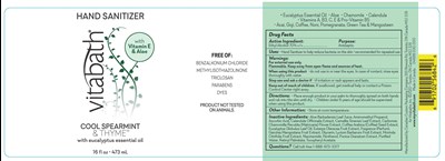 Bottle Label (Label   Hand Sanitizer Spearmint 580 Kb (2020 06 23)   Cst)